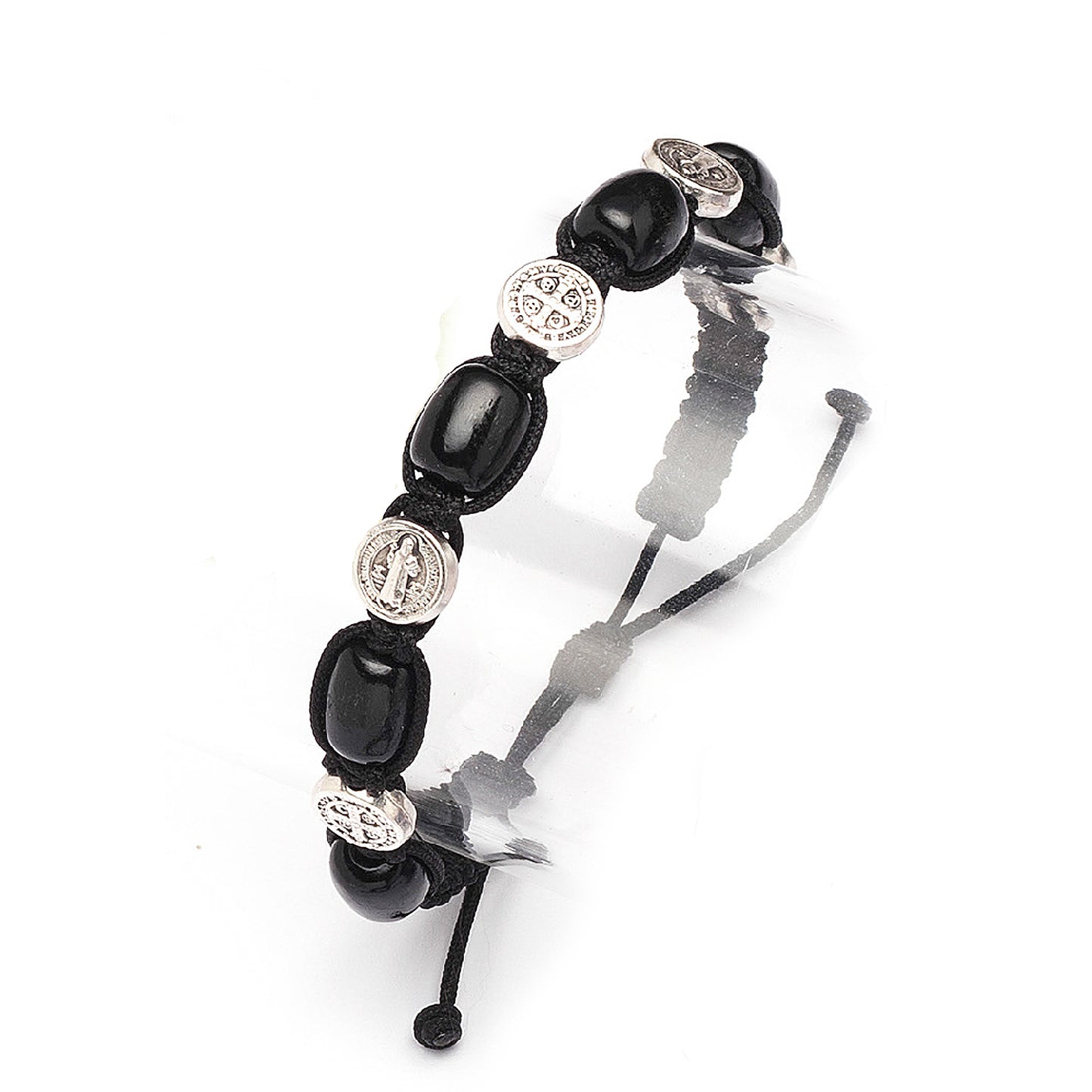Pulsera San Benito Madera Negra, Medalla