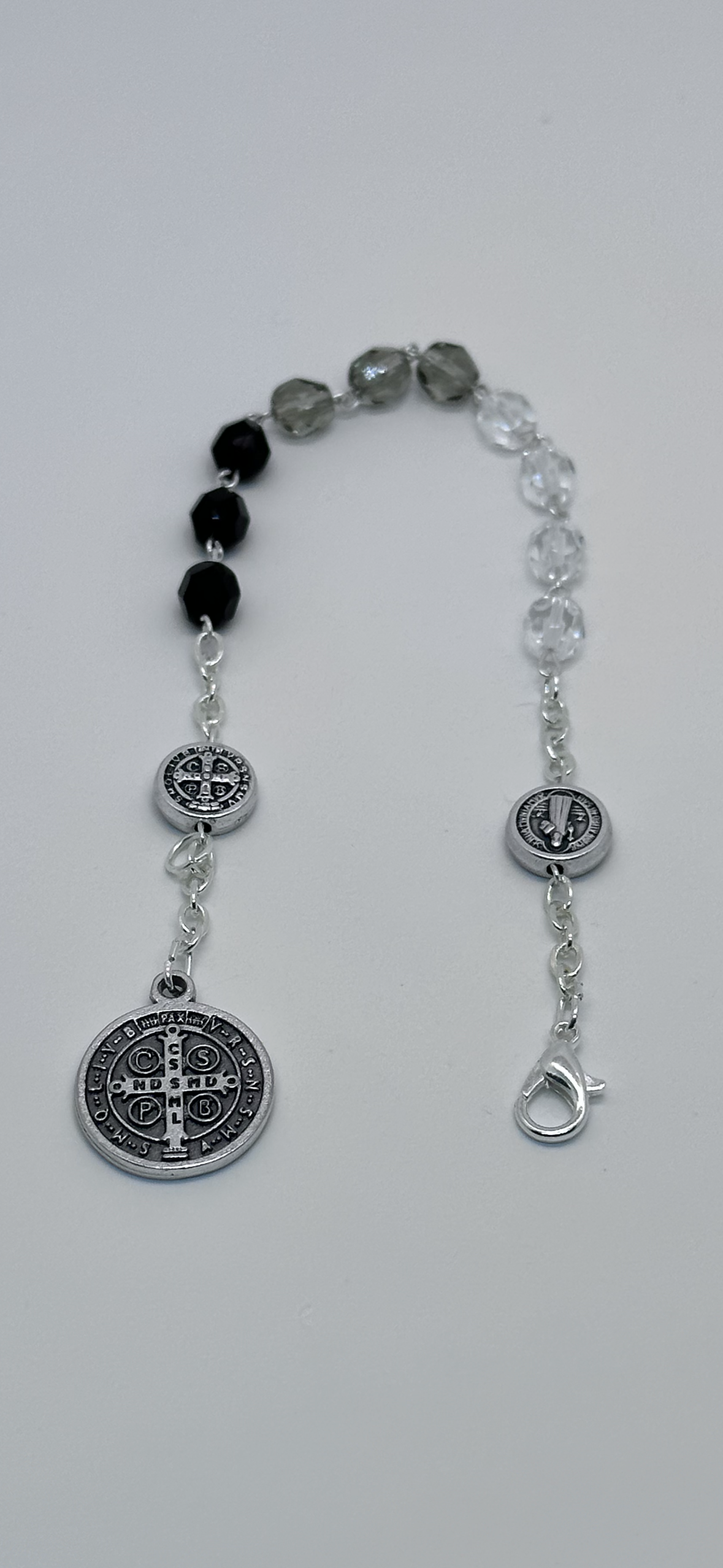 Saint Benedict Bracelet Glass Beads