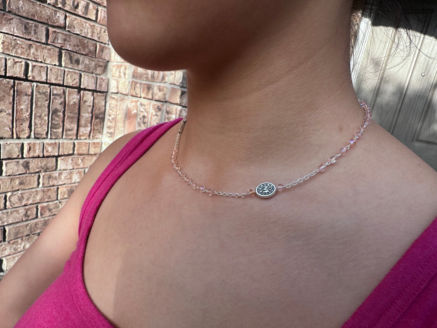 Beautiful Necklace small miraculous medal for teens