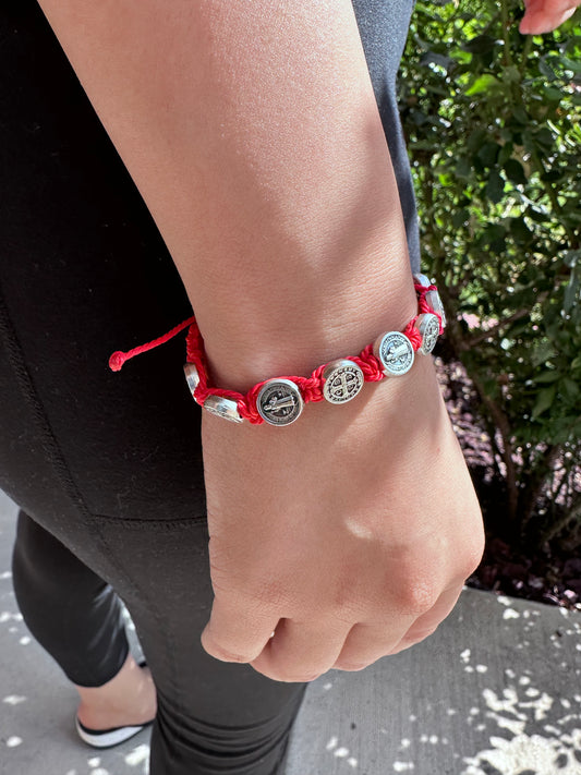 Pulsera San Benito Rojo