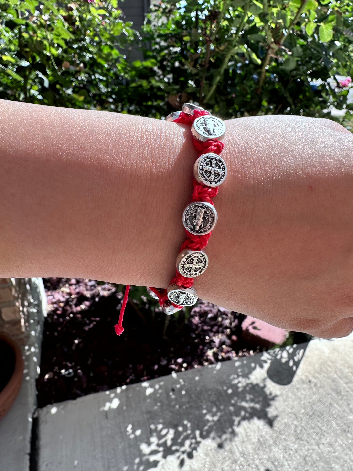 Saint Benedict Red Bracelet