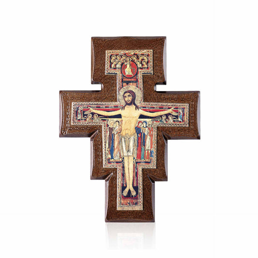 Cruz de madera de San Damián – 45,72 x 34,99 cm