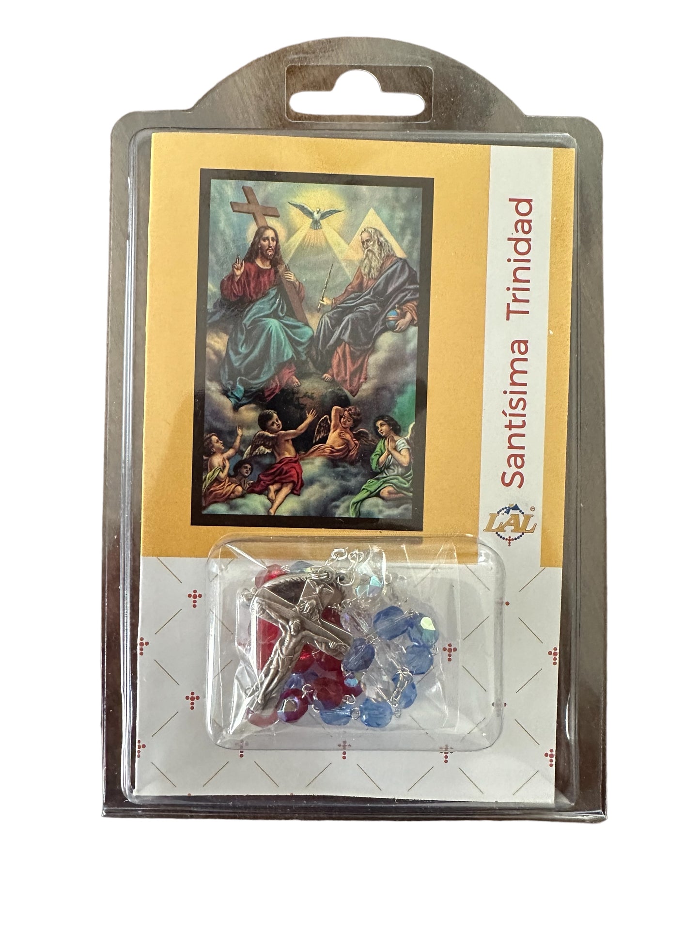 Semi-crystal Holy Trinity Rosary