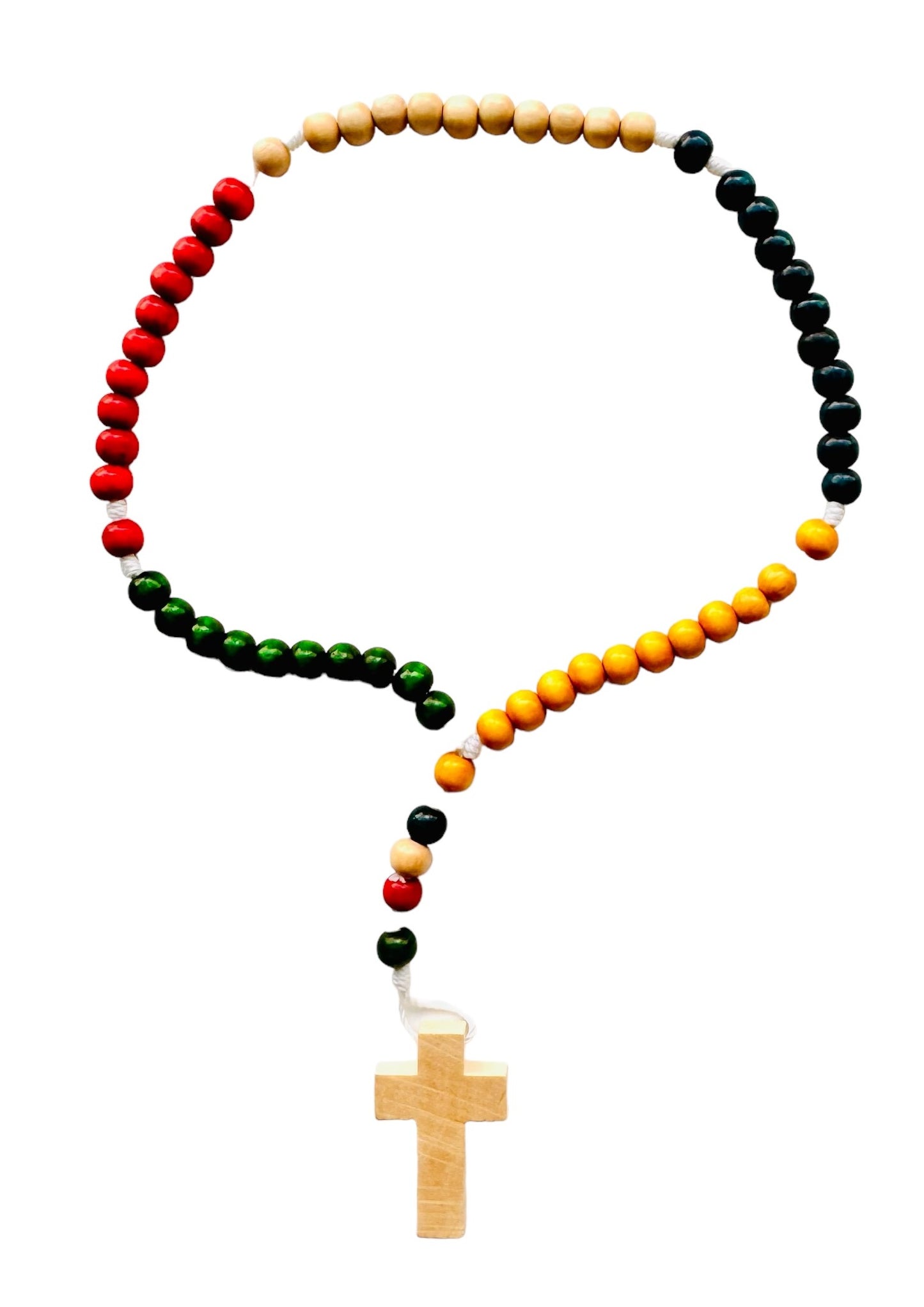 Rosario Missionario in legno 6 MM