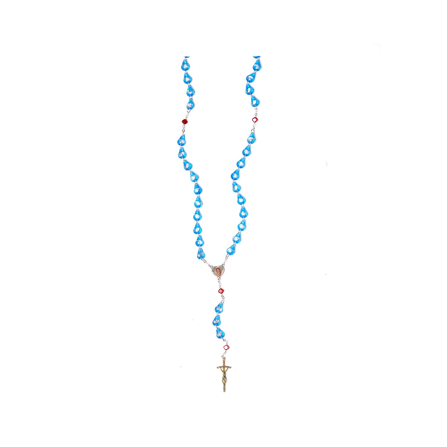 Unborn Children's Rosary with Oval Plastic Beads