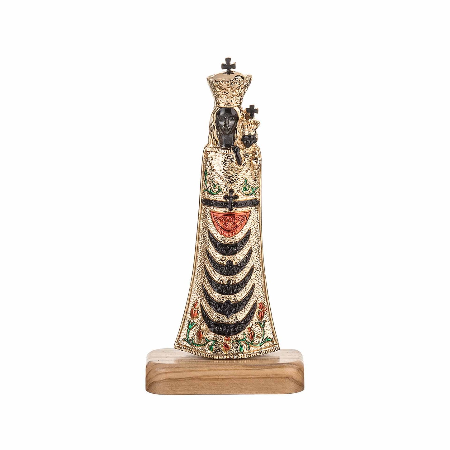 Metal statue of Our Lady of Loreto 5 Inches