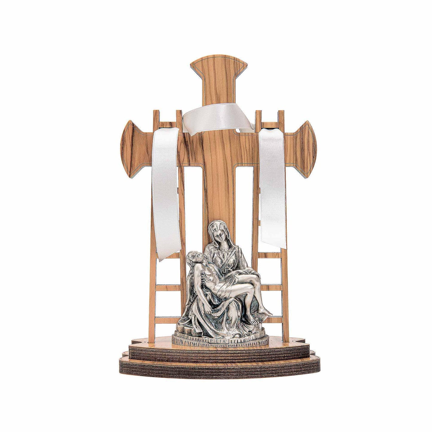 Croce d'olivo con Deposizione/La Pietà