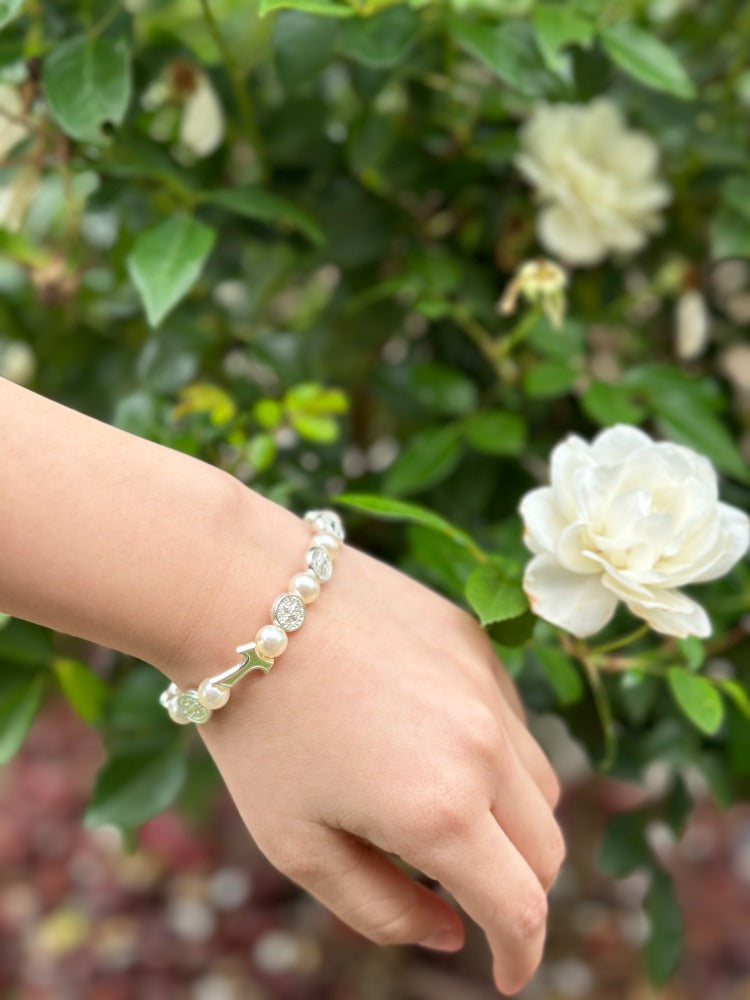 Rosary Bracelet Saint Benedict Grain 8 mm