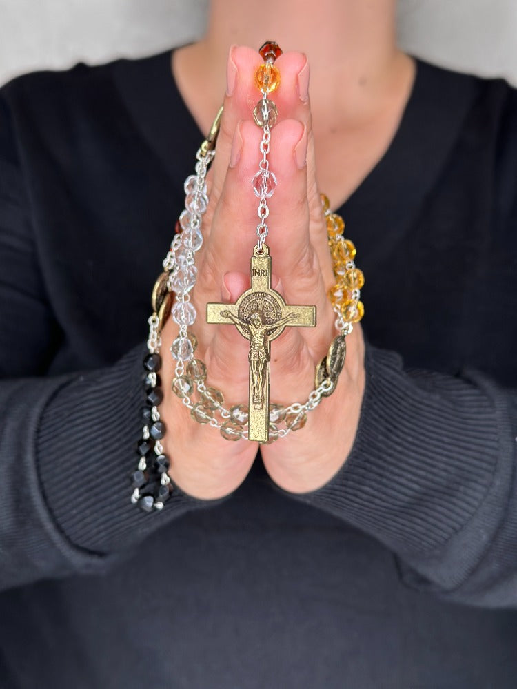 Saint Benedict Crystal Rosary Monastero di San Benedetto