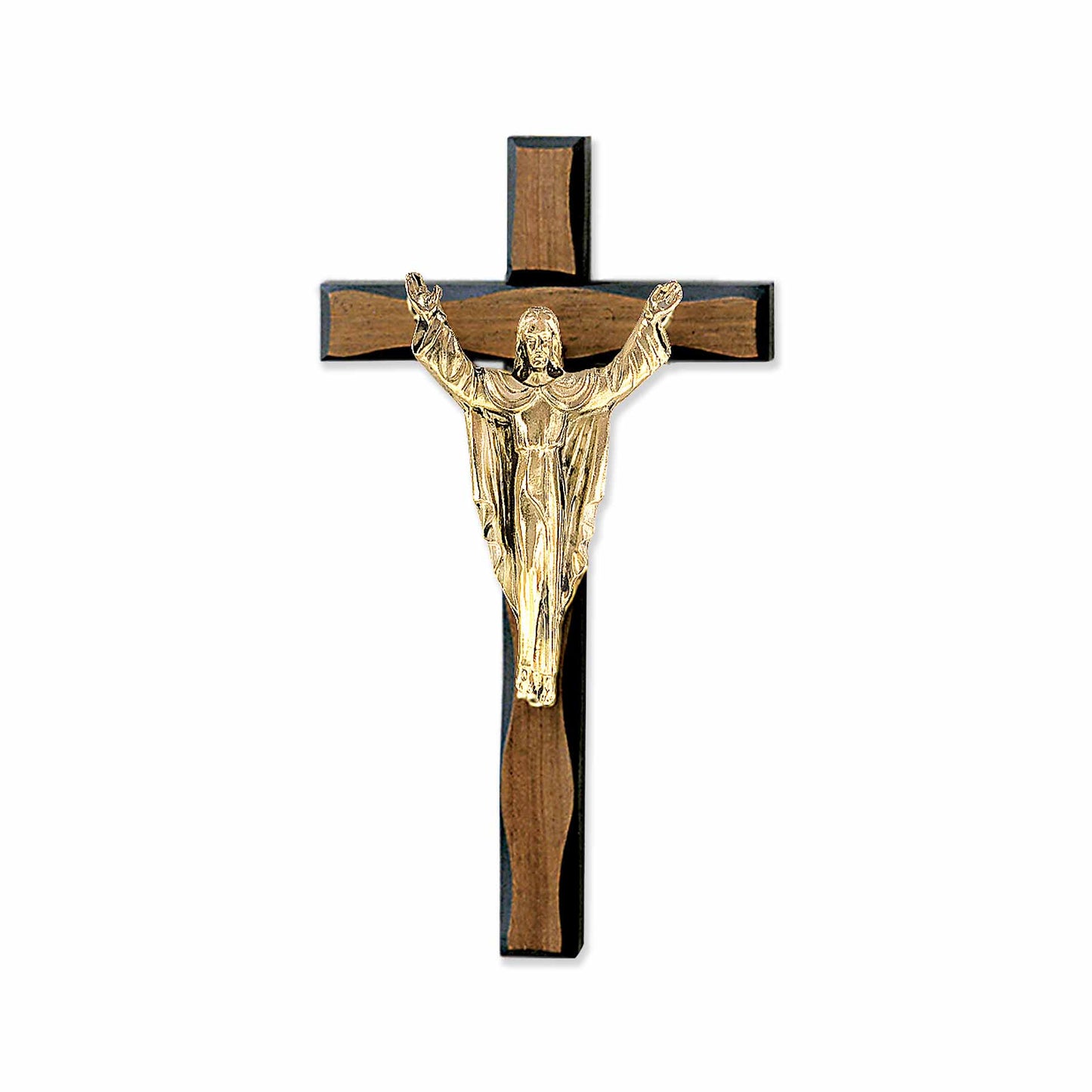 Wall Crucifix Made of Olive Wood 6.5x3.5 Inches