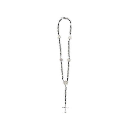 Collana Rosario di San Benedetto in Acciaio Inossidabile
