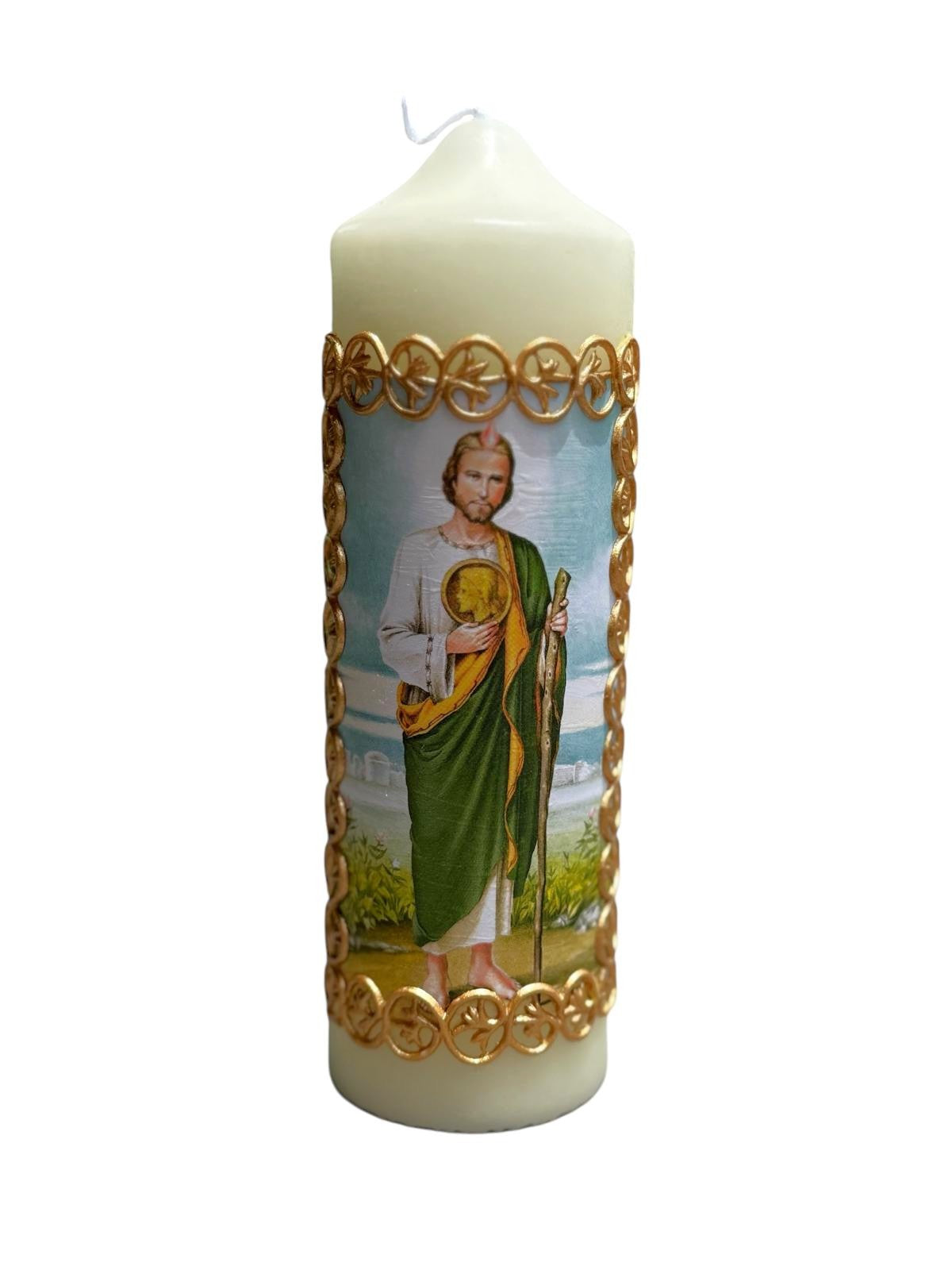 Vela Devocional de San Judas Tadeo – 6.5 x 2 pulgadas