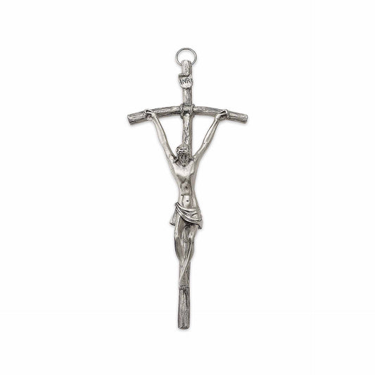 Crucifijo de pared de metal de estilo pastoral