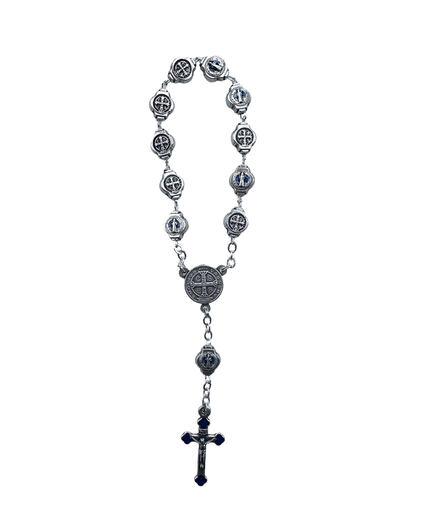Decade metal Saint Benedict mm.8