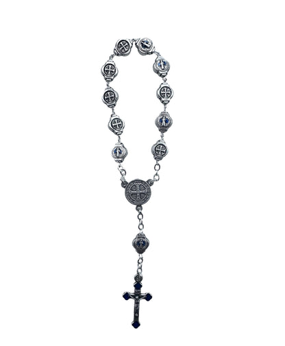 Decade metal Saint Benedict mm.8