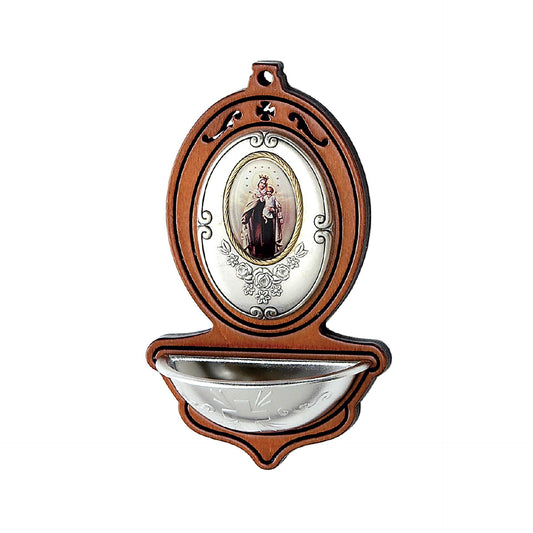Holy Water font for wall. the virgin of carmen