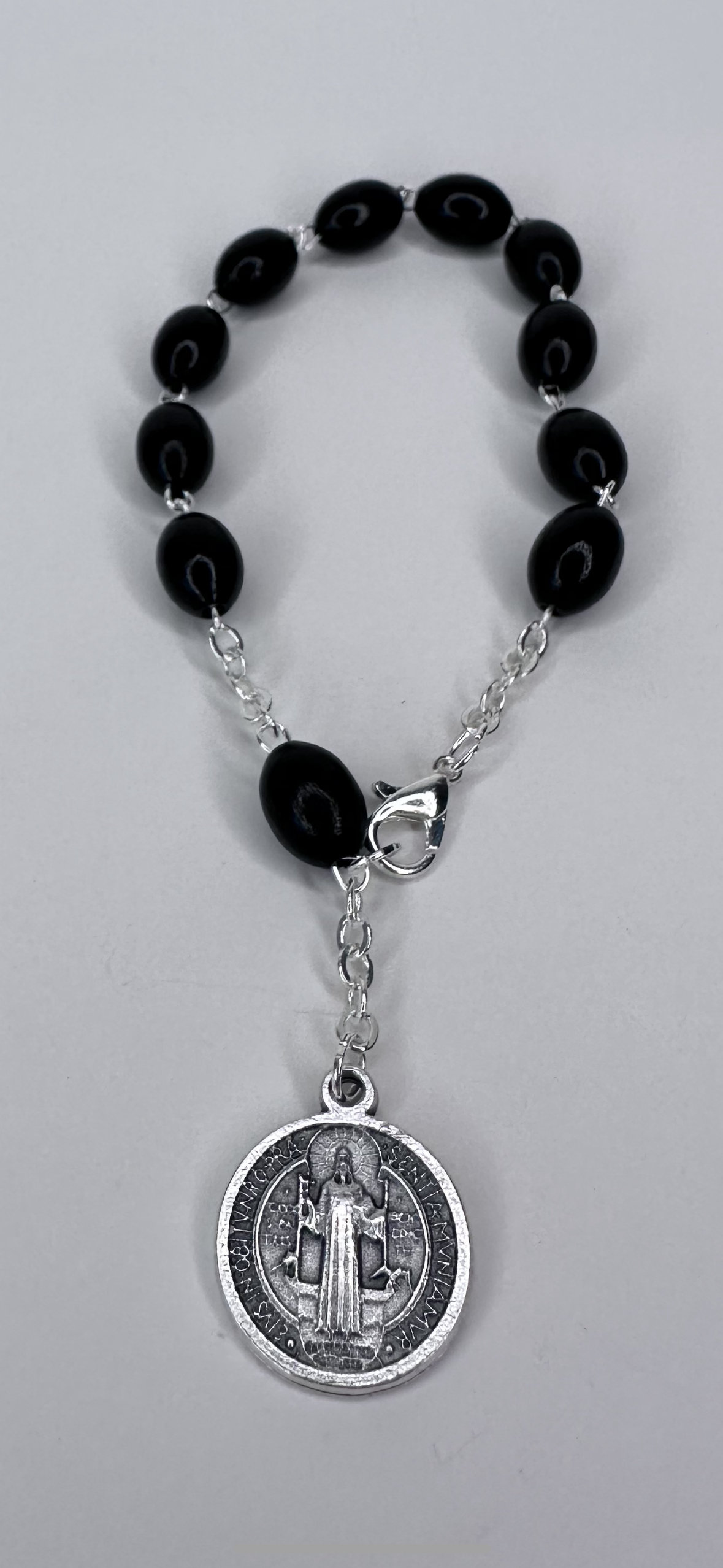 Black shop rosary bracelet