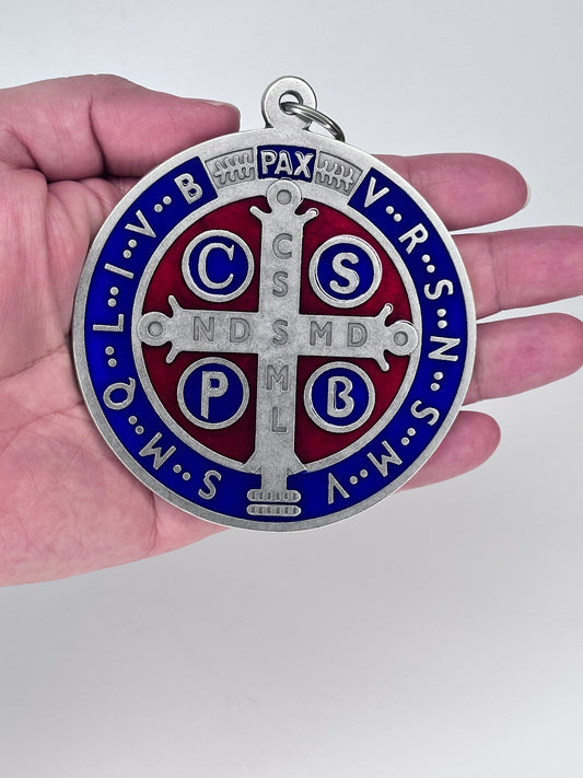Sain Benedict Medallion 3.8 Inches
