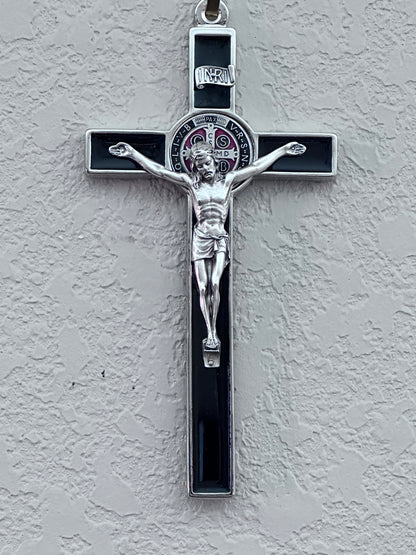 Saint Benedict Cross Black Color 7.87 inch