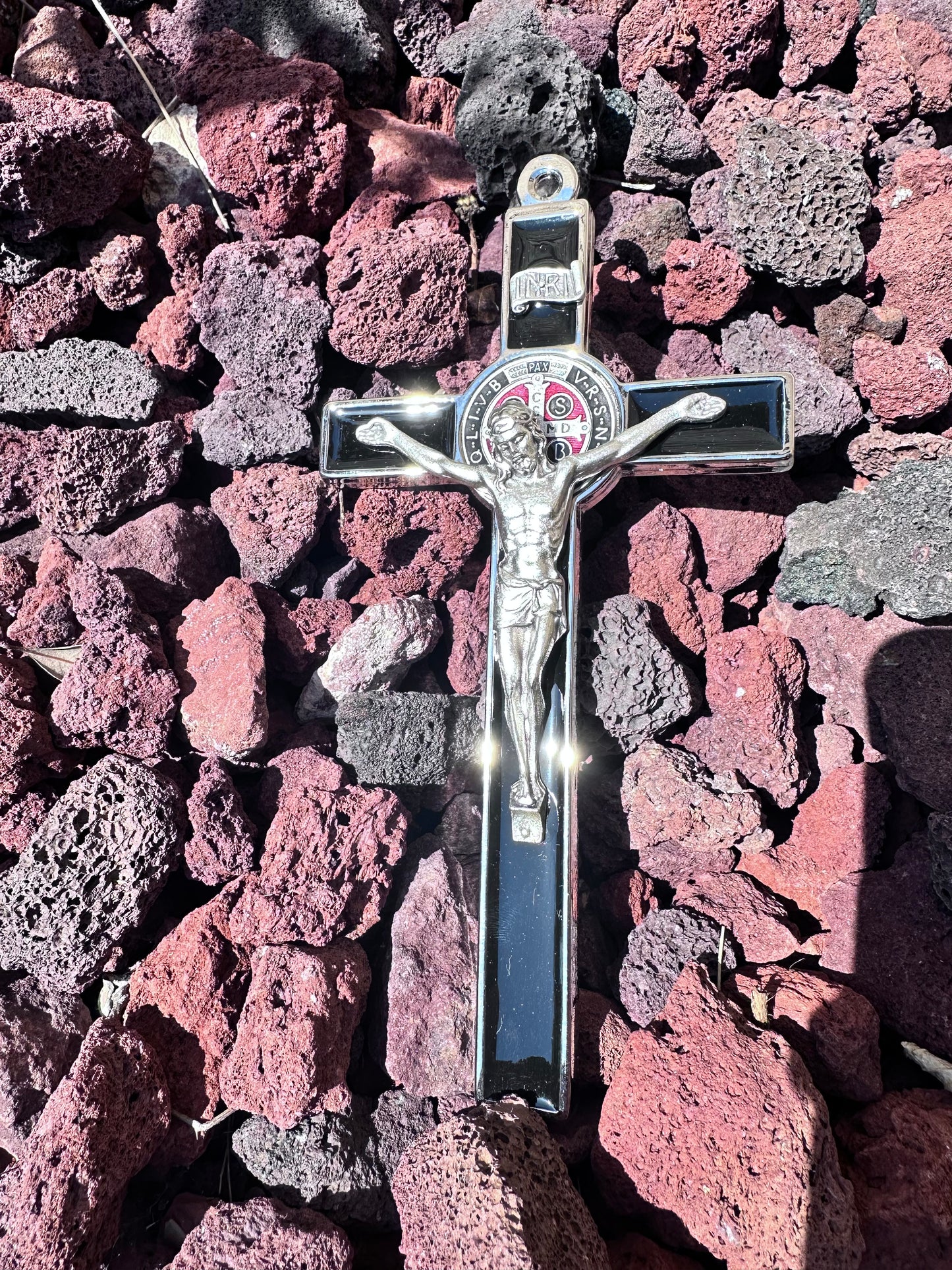 Saint Benedict Cross Black Color 7.87 inch