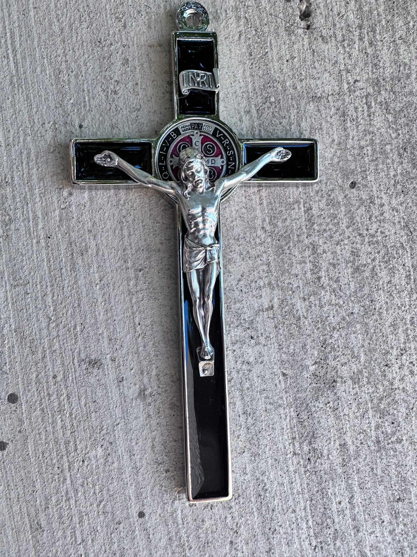 Saint Benedict Cross Black Color 7.87 inch