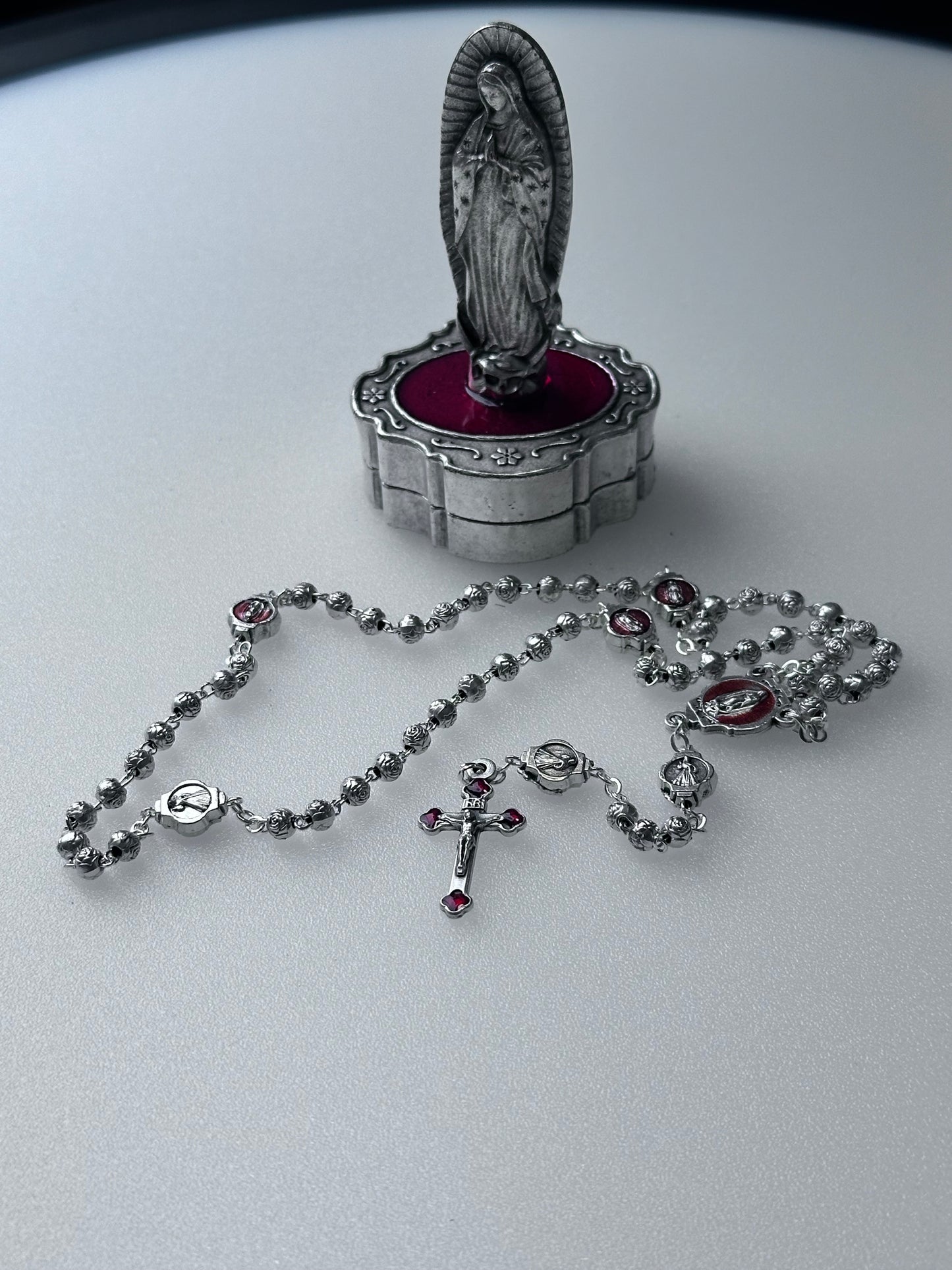 Virgen de Guadalupe Rosary Holder