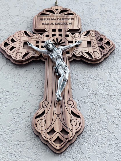 The Perdon Crucifix Latin Size 11.5 x 8 inches