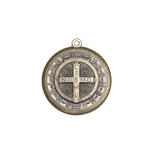 Medal of Saint Benedict Metal Bronze Color/Silver Color/Gold Color