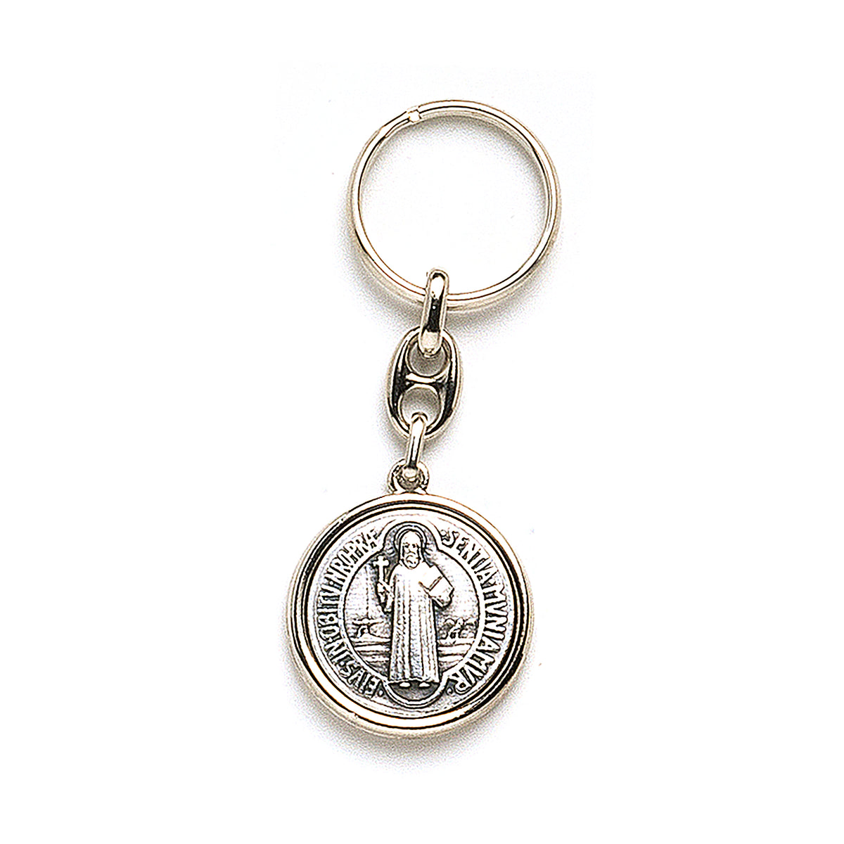 Key Chain Medals Saint Benedict Medal Key Chain – San Benedetto Collections LLC.