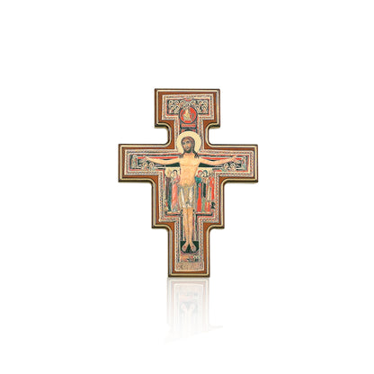 Cruz de San Damián madera 10x7,4 pulgadas