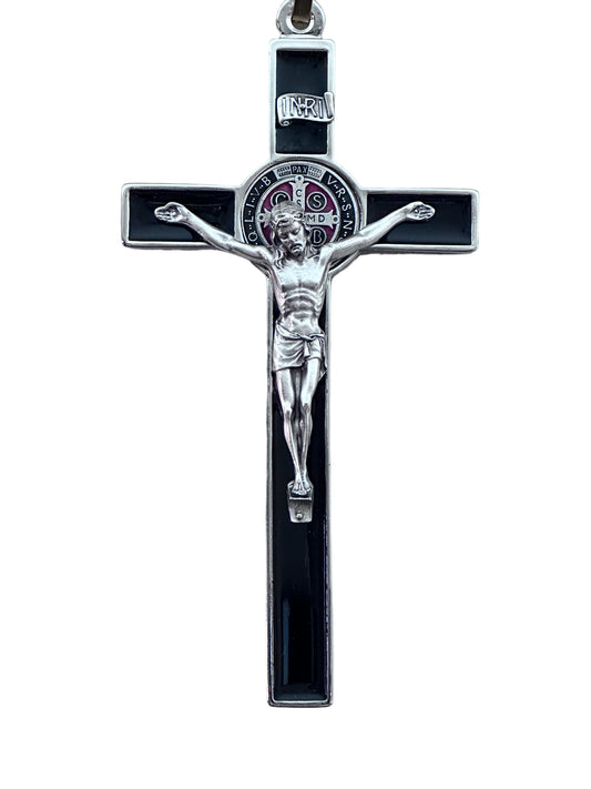 Croce di San Benedetto colore nero 7,87 pollici