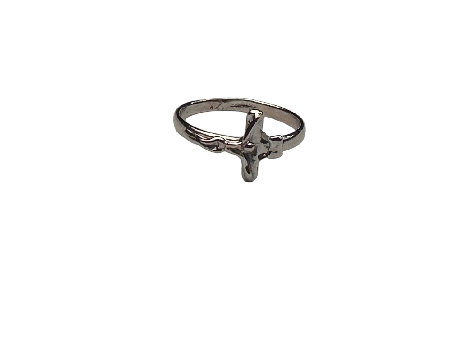 Anello Crocifisso in argento 925