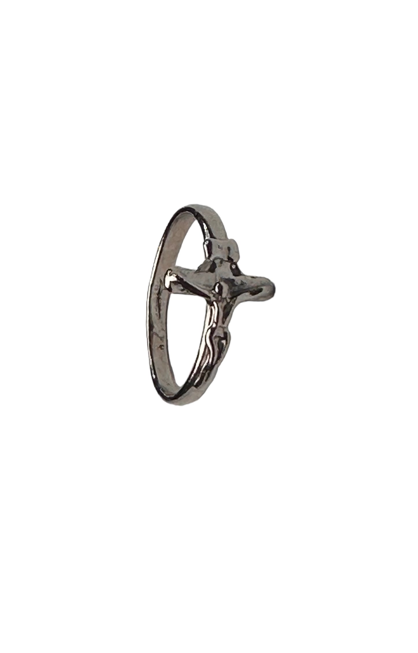 Anello Crocifisso in argento 925