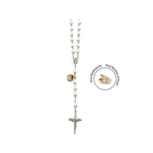 Rosario Madreperla, Argento 925 MM.7 