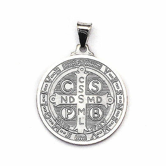 St. Benedict Italian Silver Medal – 1.5 inches / 14 grams