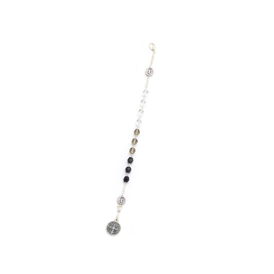 Saint Benedict Bracelet Glass Beads