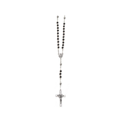 Saint Benedict Rosary Black, small and discreet