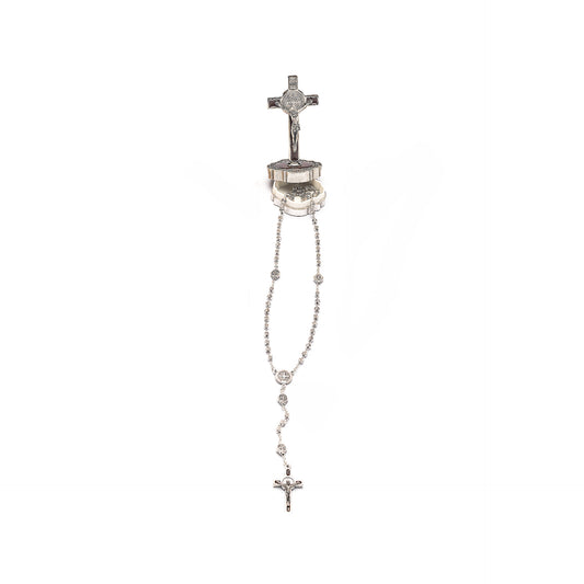 Saint Benedict metal rosary/crucifix
