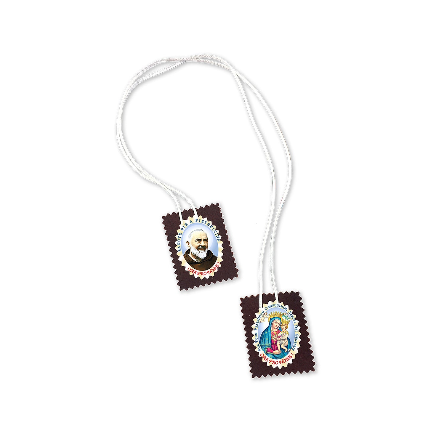 Saint Padre Pio's Scapular 2.5 inch x 2 inch