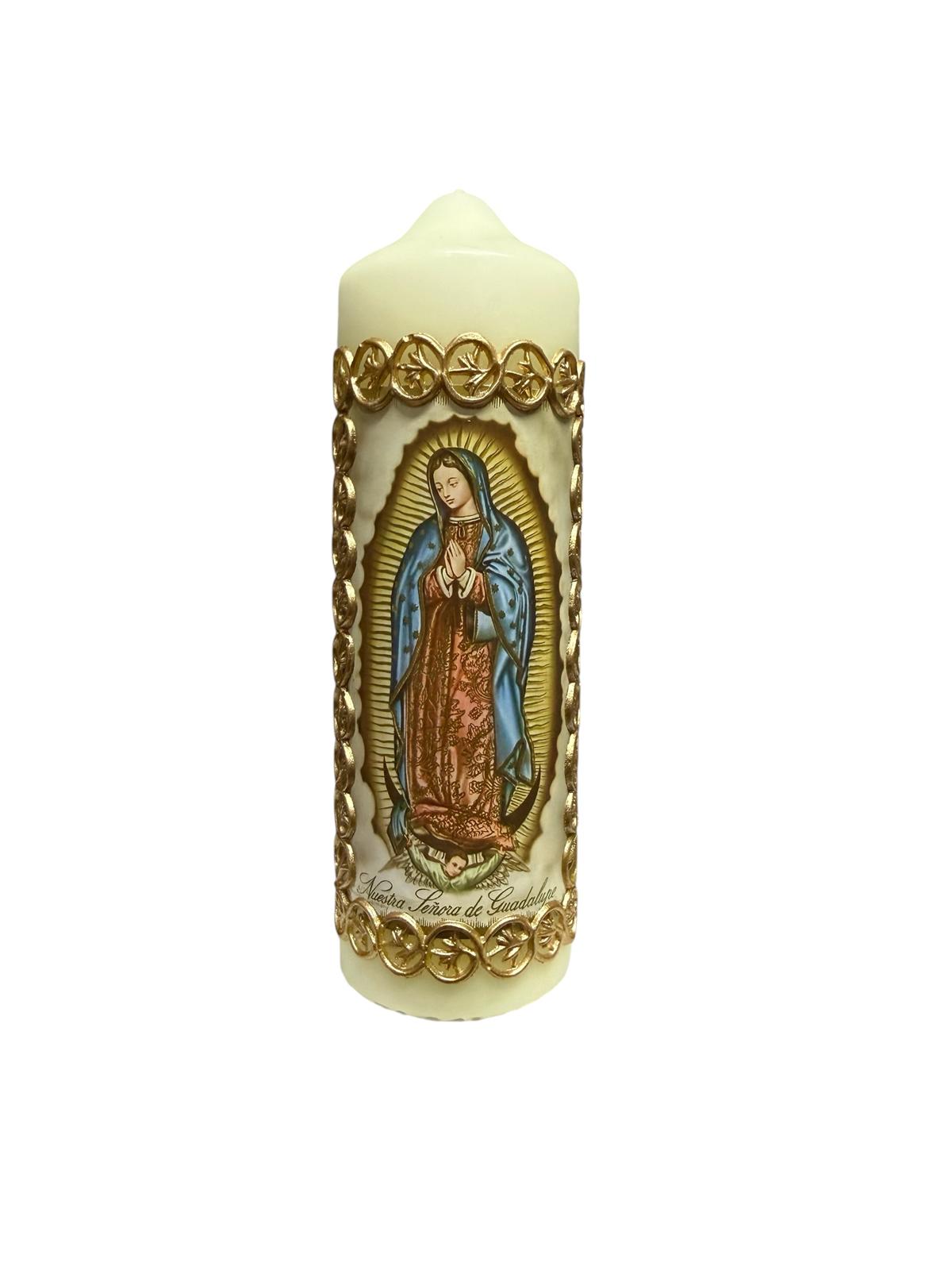 Our Lady of Guadalupe Devotional Candle – 6.5 x 2 inches