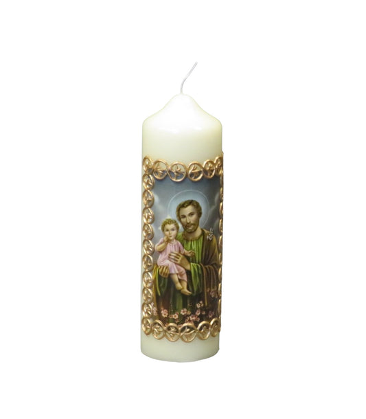 Devotional Candle of Saint Joseph 6"x2"