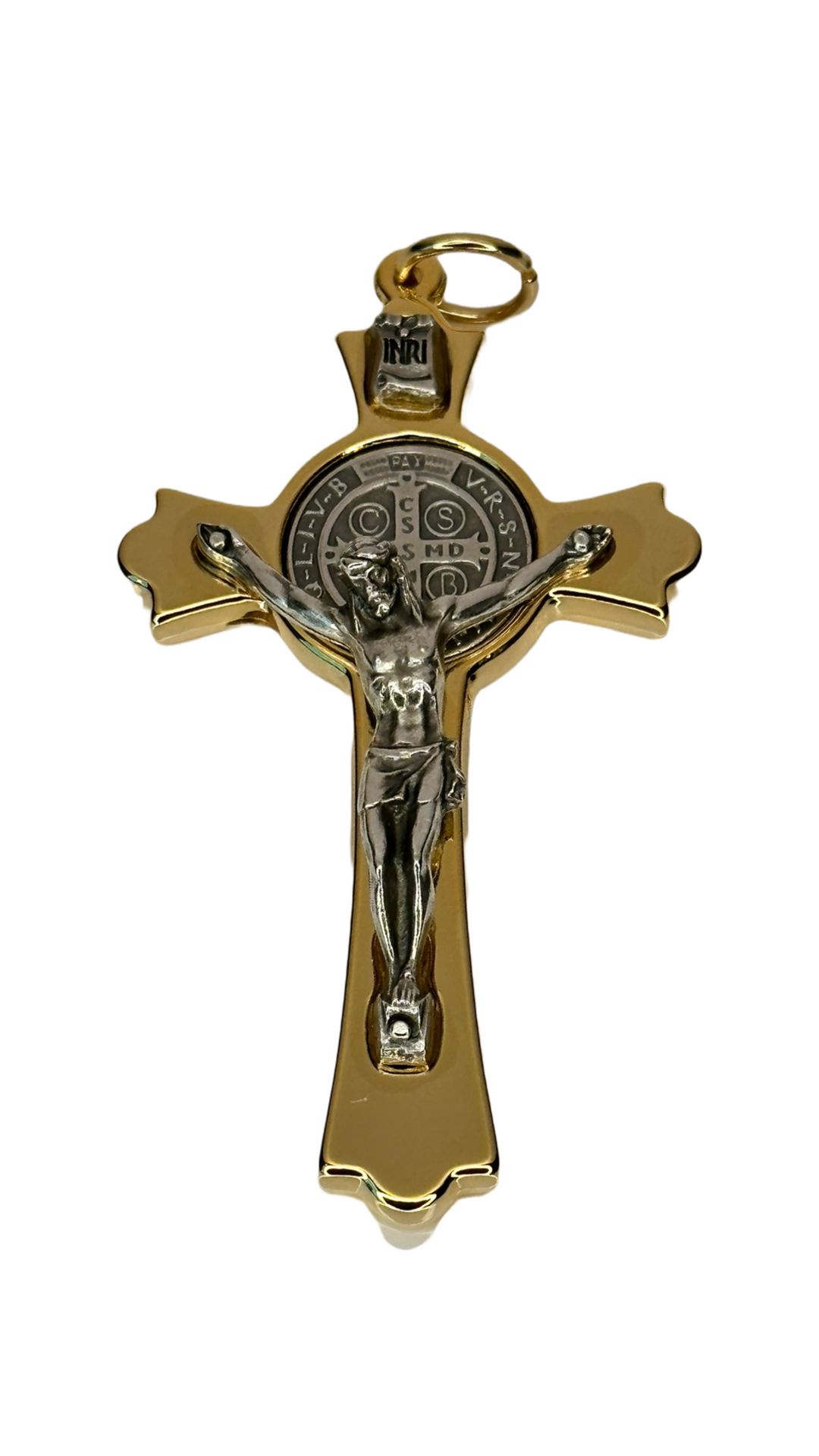Cruz San Benito Metal Dorado