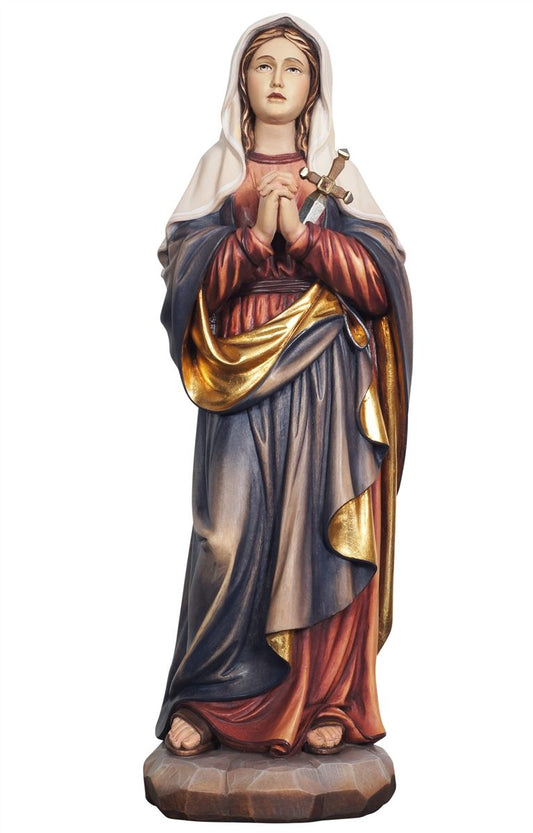 Estatua de madera de Nuestra Señora de los Dolores – 20 cm (PEMA, Italia)