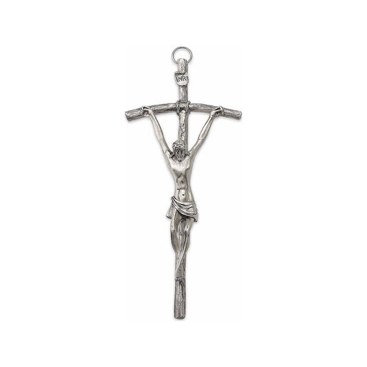Pastoral Italian metal wall crucifix