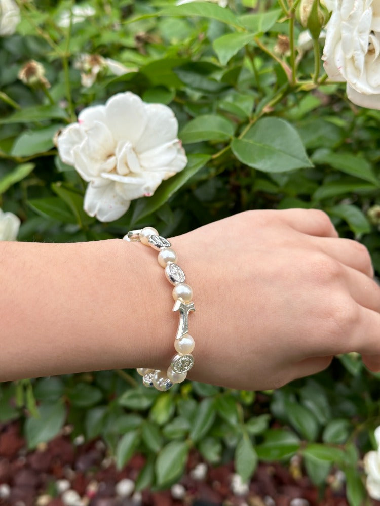 Rosary Bracelet Saint Benedict Grain 8 mm