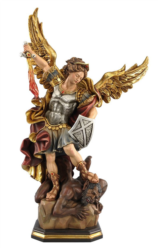 Estatua de madera de San Miguel Arcángel – 23 cm (PEMA, Italia)